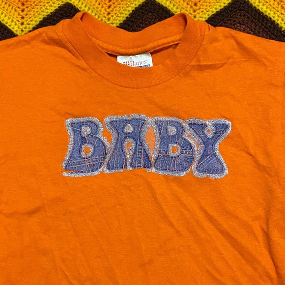 Rare 70s Baby Tee Crop Top - Picture 3 of 5